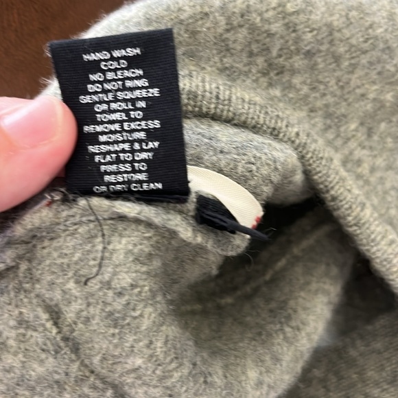 NFP Boiled Merino Wool Strap Convertible Cut Out Sweater Caged Back Snap Sweater - Picture 16 of 16